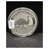 2018 AUSTRALIAN EMU - 1 OZ SILVER ROUND -