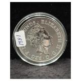 2019 'YEAR OF THE PIG' REVERSE PROOF SILVER ROUND-