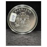 2020 BARBADOS 'CARIBBEAN SILVER SEAHORSE' - 1 OZ