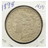 1898 MORGAN SILVER DOLLAR
