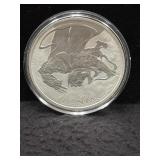 2018 KOREA 1 CLAY - 'ZI:SIN CANIS' - 1 OZ SILVER