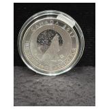 2017 CANADA - HOWLING WOLF - 3/4 OZ SILVER ROUND -