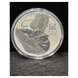 2020 AUSTRALIA  - 'MOUSE' - REVERSE PROOF 1 OZ