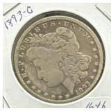 1893-O MORGAN SILVER DOLLAR