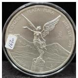 2019 MEXICO LIBERTAD 5 OZ PROOF SILVER ROUND