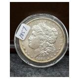 1878-S 7 TAIL FEATHER MORGAN SILVER DOLLAR