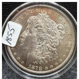 1878 - 7/8 TAIL FEATHERS -  MORGAN SILVER DOLLAR
