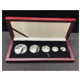 2010Mo MEXICO LIBERTAD SILVER COIN SET - CONTAINS: