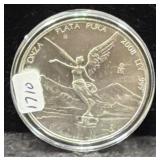2008Mo MEXICO LIBERTAD - 1 ONZA - SILVER ROUND