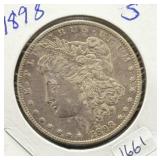 1898-S MORGAN SILVER DOLLAR