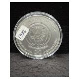 2018 RWANDA AFRICAN OUNCE 'GIRAFFE' - 1 OZ SILVER