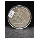 SEATED LIBERTY - 1 OZ SILVER ROUND - .999 FINE