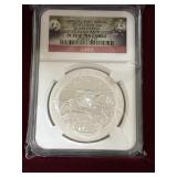 OFFICIAL MINT MEDAL - 2014 CHINA 1 OZ - SILVER