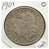 1901-O MORGAN SILVER DOLLAR