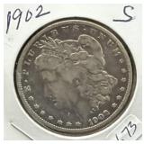 1902-S MORGAN SILVER DOLLAR