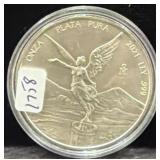 2021Mo MEXICO 1 OZ SILVER ROUND