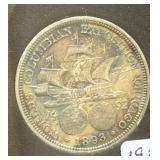 1893 COLUMBIAN WORLD EXPO HALF DOLLAR