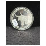 2020 CELTIC ANIMALS - OX - 1 OZ SILVER ROUND -