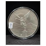 2022Mo MEXICO LIBERTAD 5 OZ SILVER ROUND
