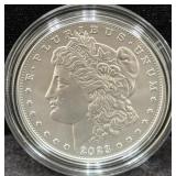 2023-P MORGAN PROOF SILVER DOLLAR - W/COA AND BOX