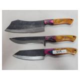 3 KNIVES -FILE BLADES