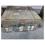 WOODEN AMMO BOX - ORIGINALLY HELD 7.62 X 59 MM