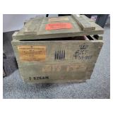 1962 DANISH MILITARY AMMO BOX - EMPTY - ORIGINALLY