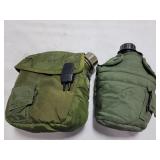 2 QT COLLAPSABLE CANTEEN AND A 1 QT CANTEEN -