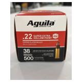 AGUILA  22 HOLLOW POINT AMMO 500 ROUNDS