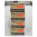 200 ROUNDS SELLIER BELLOT 9MM AMMO