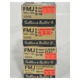 200 SELLIER BELLOT 9MM AMMO