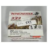 333 ROUNDS WINCHESTER 22LR AMMO