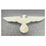 WWII GERMAN ARMY VISOR CAP EAGLE INSIGNIA