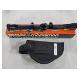 2 PC HOLSTER AND WEAVER MODEL 34W  SCOPE