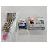 MISC SHELLS - 20 GA SHOTGUN SHELLS AND .22 LR SHOT