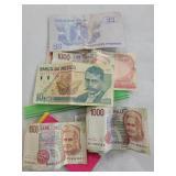 BAG OF ASSORTED FOREIGN PAPER MONEY