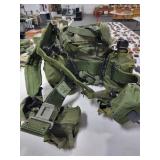 WEB GEAR BELT AND SHOULD HARNESS WITH