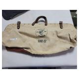 KLEIN TOOL CANVAS AND LEATHER BAG