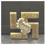 'SAAR 1. MARZ 1935' COMMEMORATIVE BADGE -