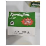 100 ROUNDS REMINGTON 40 S&W