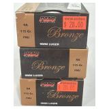 150 ROUNDS PMC 9MM LUGER AMMO