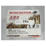 333 ROUNDS WINCHESTER 22LR AMMO