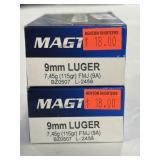 100 MAGTECH 9MM LUGER AMMO