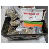 METAL AMMO CAN WITH ASSORT BRASS FOR