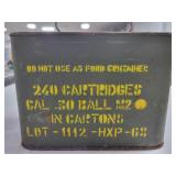 SPAM CAN WITH 240 CARTRIDGE 30CAL BALL M2