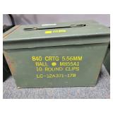 5.56 MM METAL ARMY AMMO CAN - EMPTY
