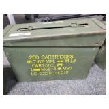 7.62 MM METAL ARMY AMMO CAN - EMPTY