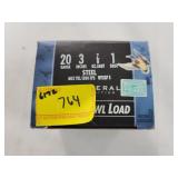 25 ROUNDS  FEDERAL 20GA