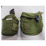 2 U.S. MILITARY CANTEENS - POST VIETNAM ERA -