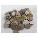 BAG OF ASSORTED COINS